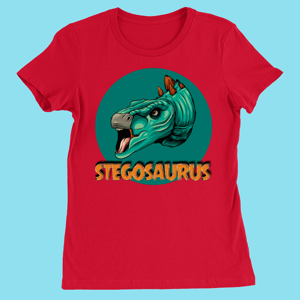 Women Stegosaurus Head T-Shirt | Jurassic Studio