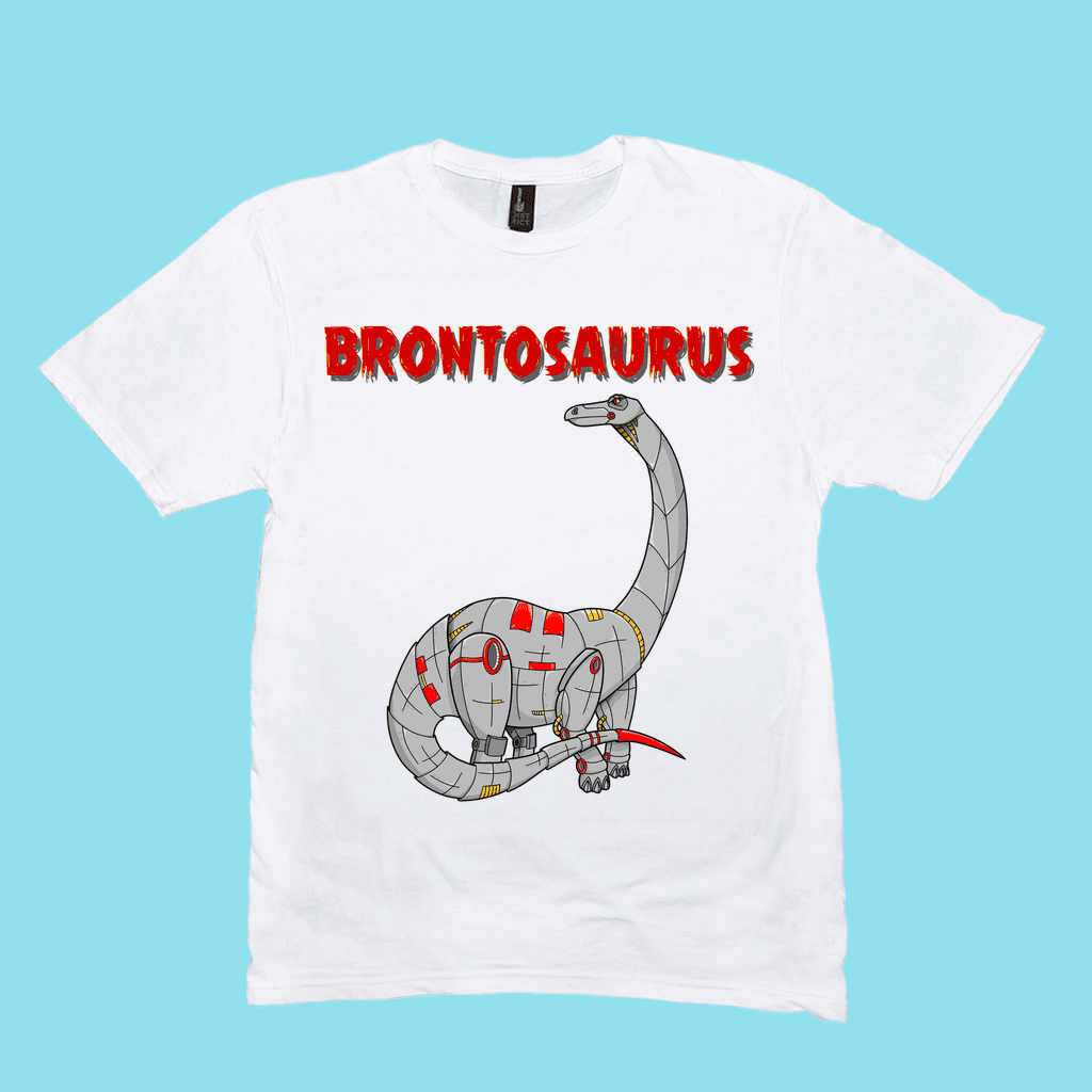 Men Robot Brontosaurus T-Shirt | Jurassic Studio