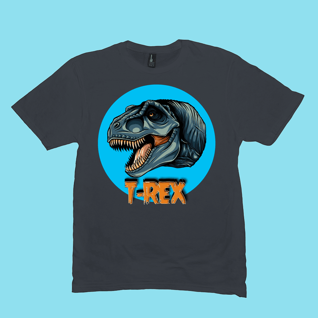Men T-Rex Head T-Shirt | Jurassic Studio