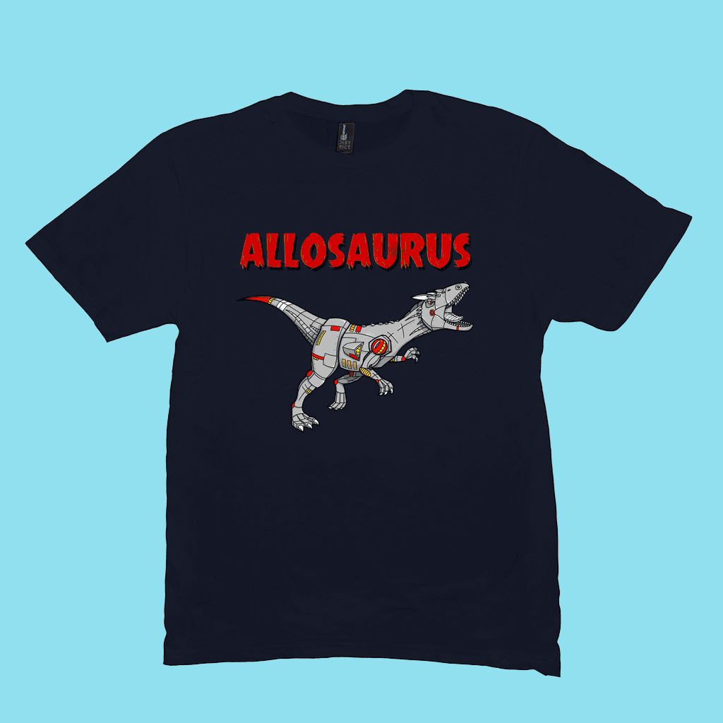 Men Robot Allosaurus T-Shirt | Jurassic Studio