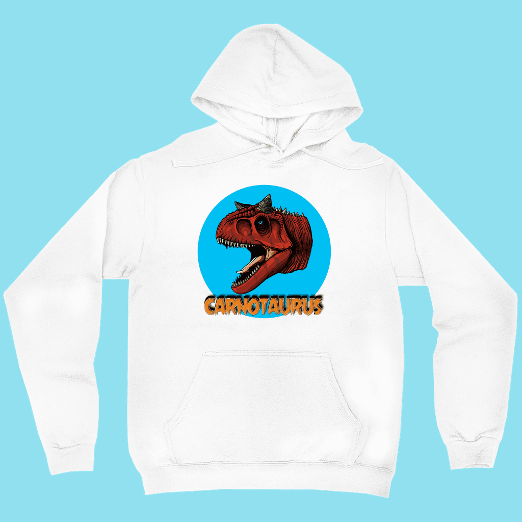 Men Carnotaurus Head Hoodie | Jurassic Studio