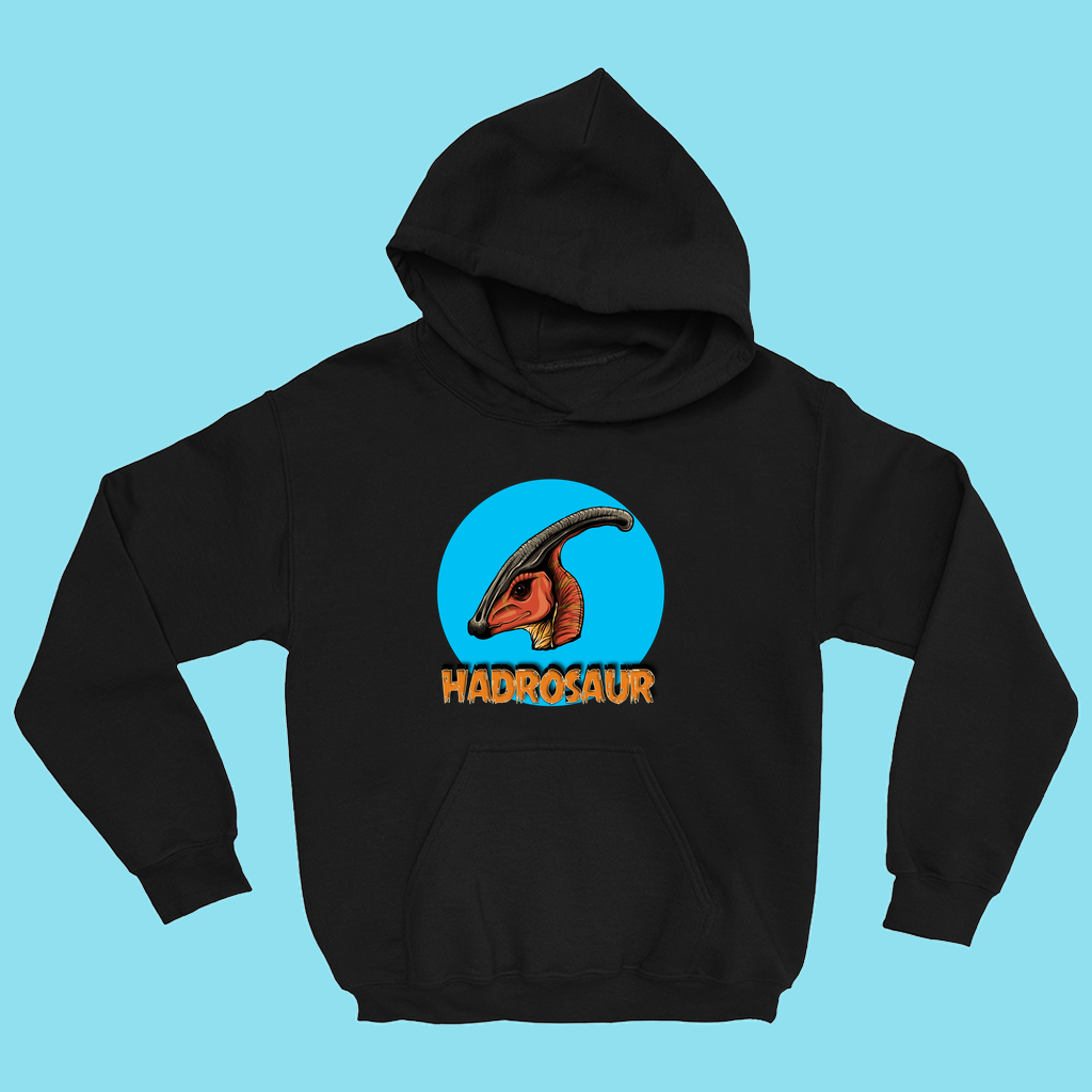 Kids Hadrosaur Head Hoodie