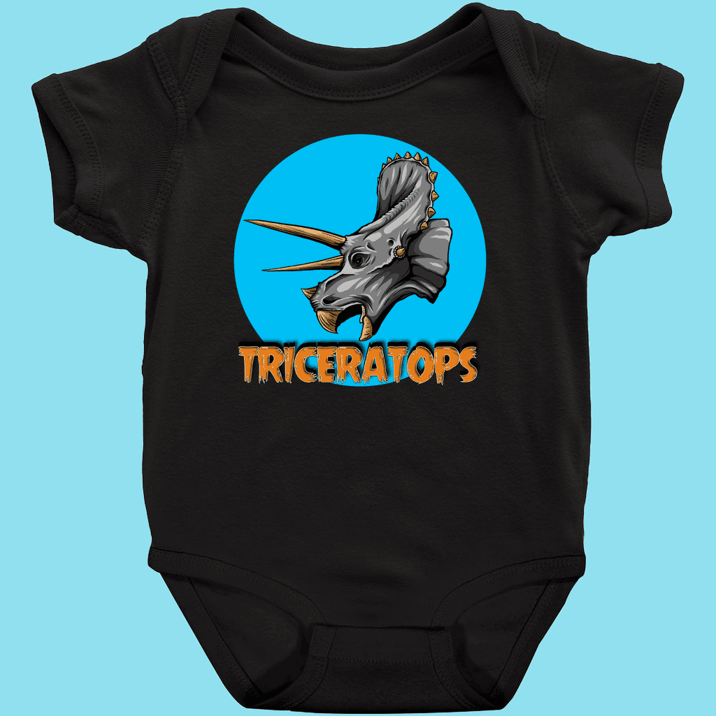 Toddler Triceratops Head Onesie | Jurassic Studio