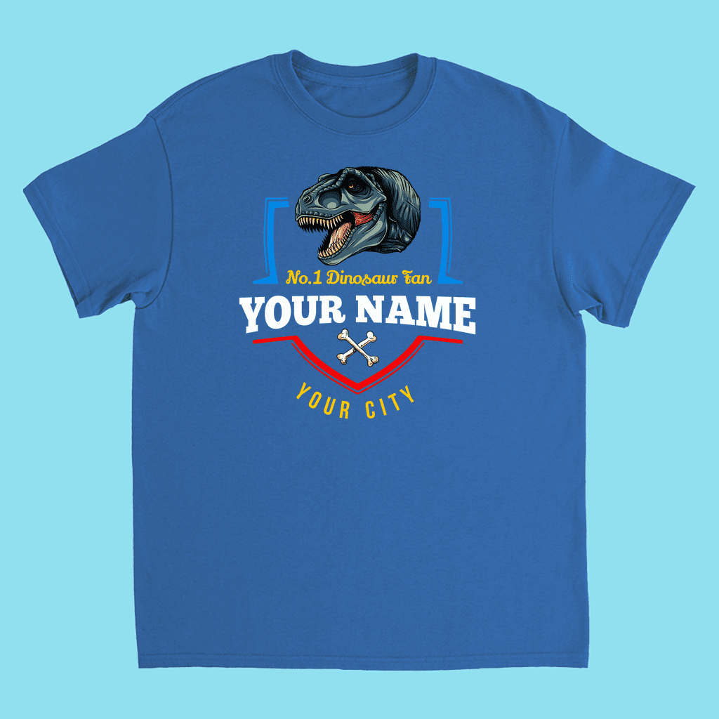 T-Rex Fan Custom Kids T-Shirt Jurassic Studio - Main Image