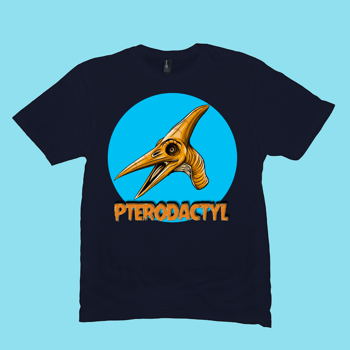 Men Pterodactyl Head T-Shirt
