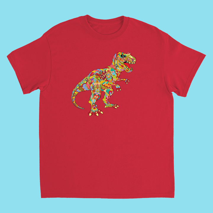 Kids T-Rex Zentangle T-Shirt | Jurassic Studio