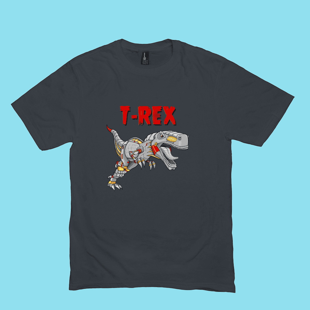 Men Robot T-Rex T-Shirt | Jurassic Studio