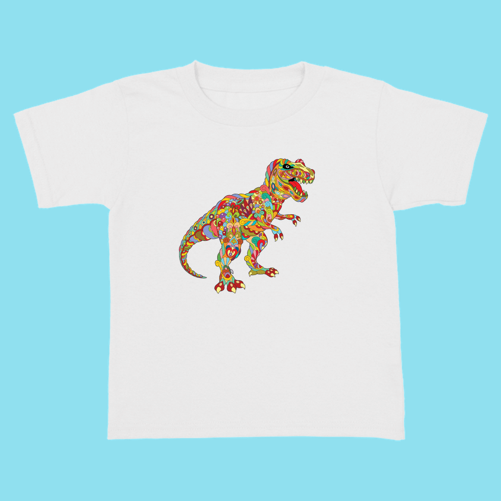 Toddler T-Rex Zentangle T-Shirt | Jurassic Studio