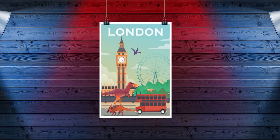 London Poster | Jurassic Studio