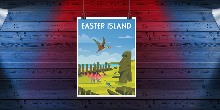 Easter Island Poster