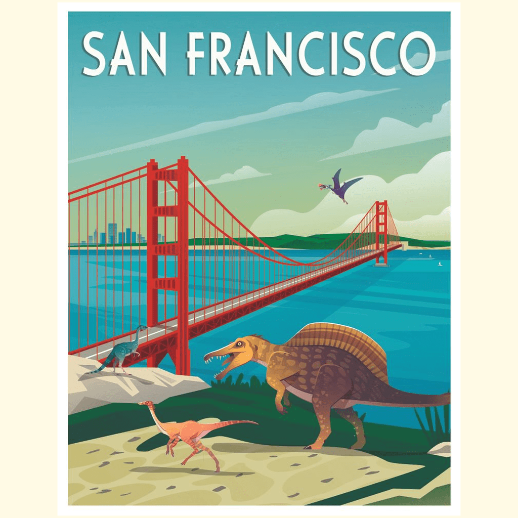 San Francisco Poster | Jurassic Studio