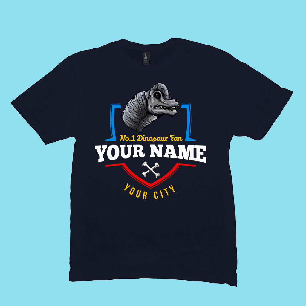 N.1 Brontosaurus Fan Custom Men T-Shirt | Jurassic Studio