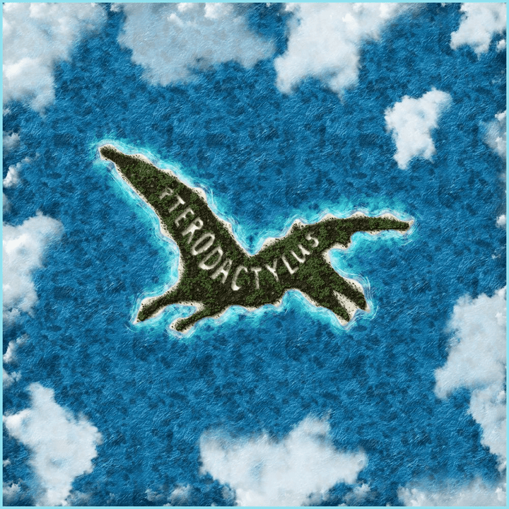 Pterodactyl Island Poster | Jurassic Studio