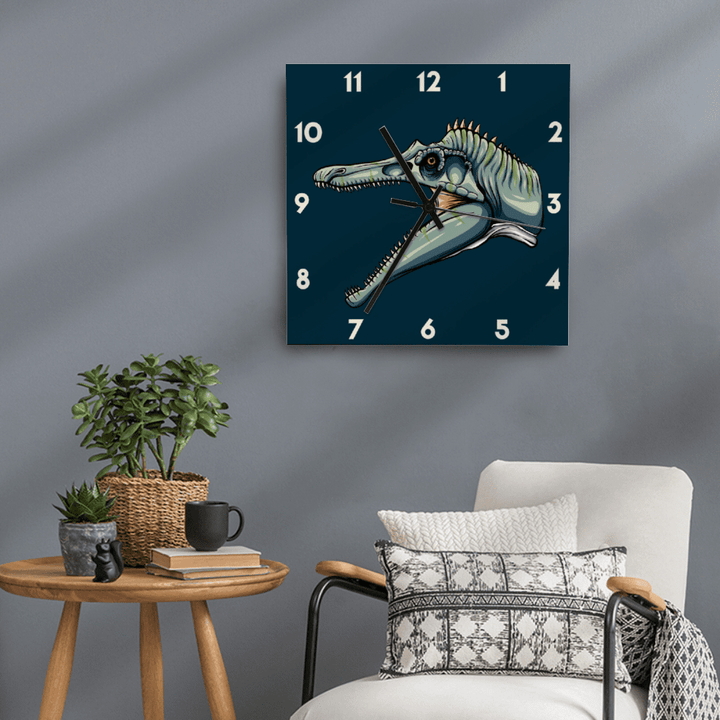 11 Inch Spinosaurus Wall Art Clock | Jurassic Studio