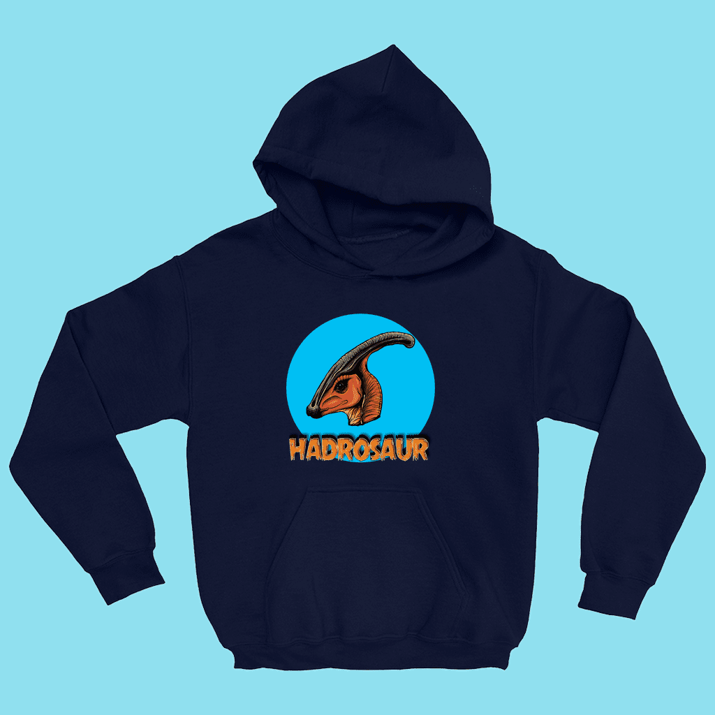Kids Hadrosaur Head Hoodie | Jurassic Studio
