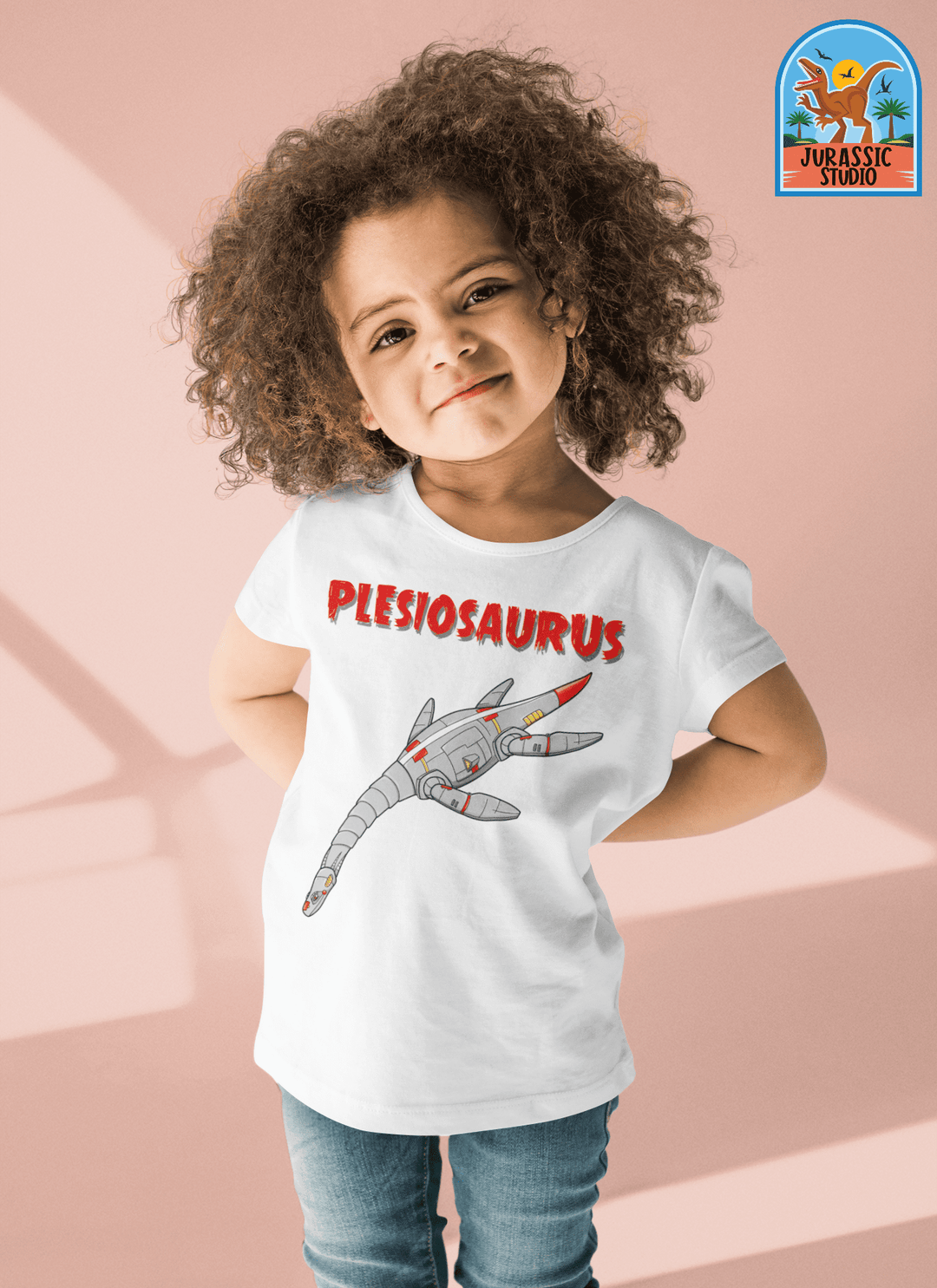 Toddler Robot Plesiosaurus T-Shirt | Jurassic Studio