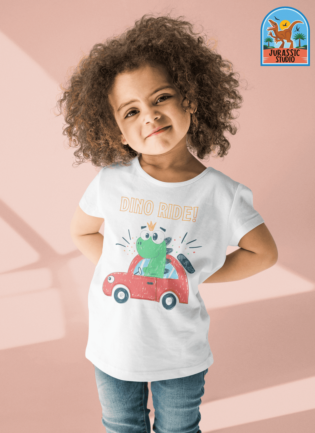 Toddler Baby Dino Ride T-Shirt | Jurassic Studio