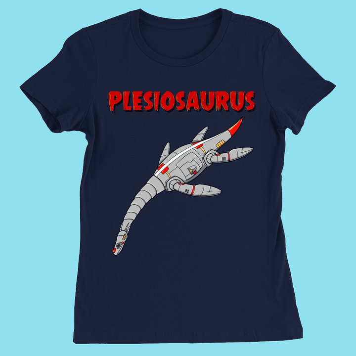 Women Robot Plesiosaurus T-Shirt | Jurassic Studio
