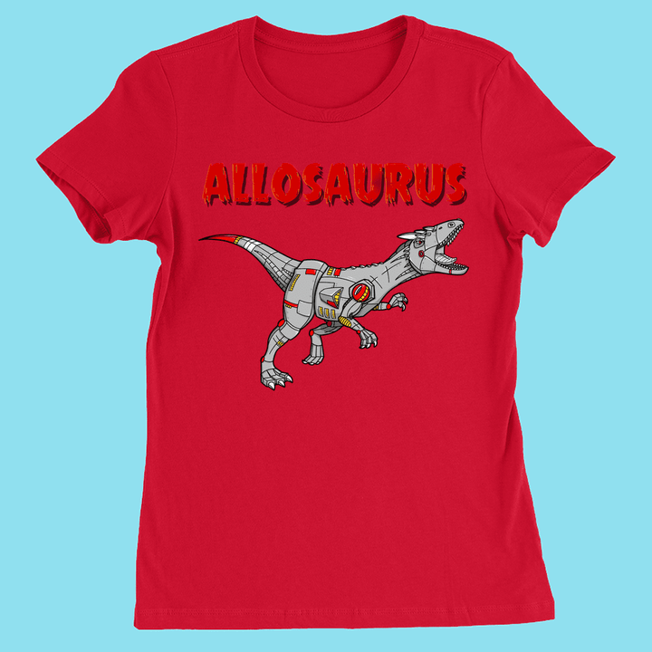 Women Robot Allosaurus T-Shirt | Jurassic Studio