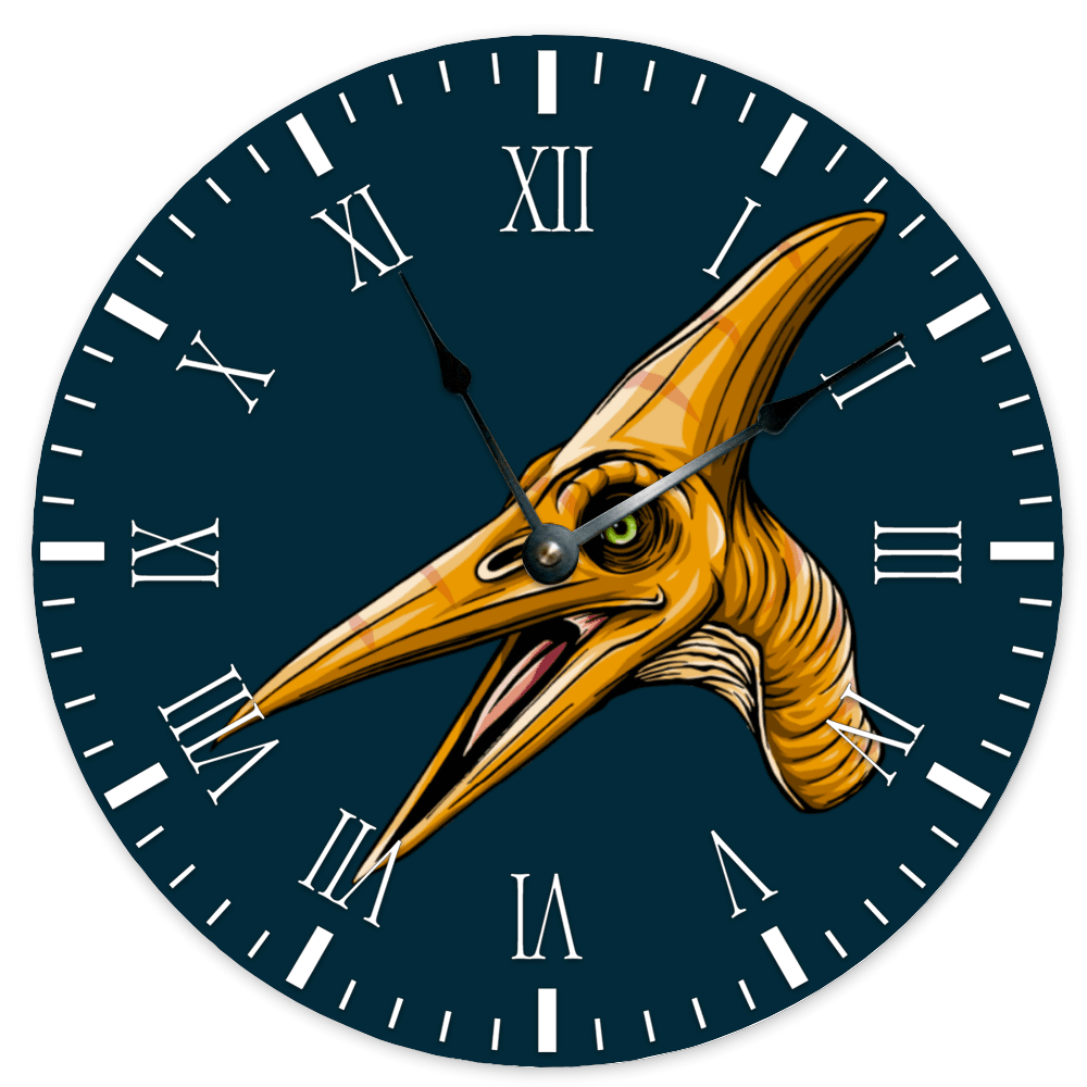 15 Inch Pterodactyl Wall Art Clock | Jurassic Studio