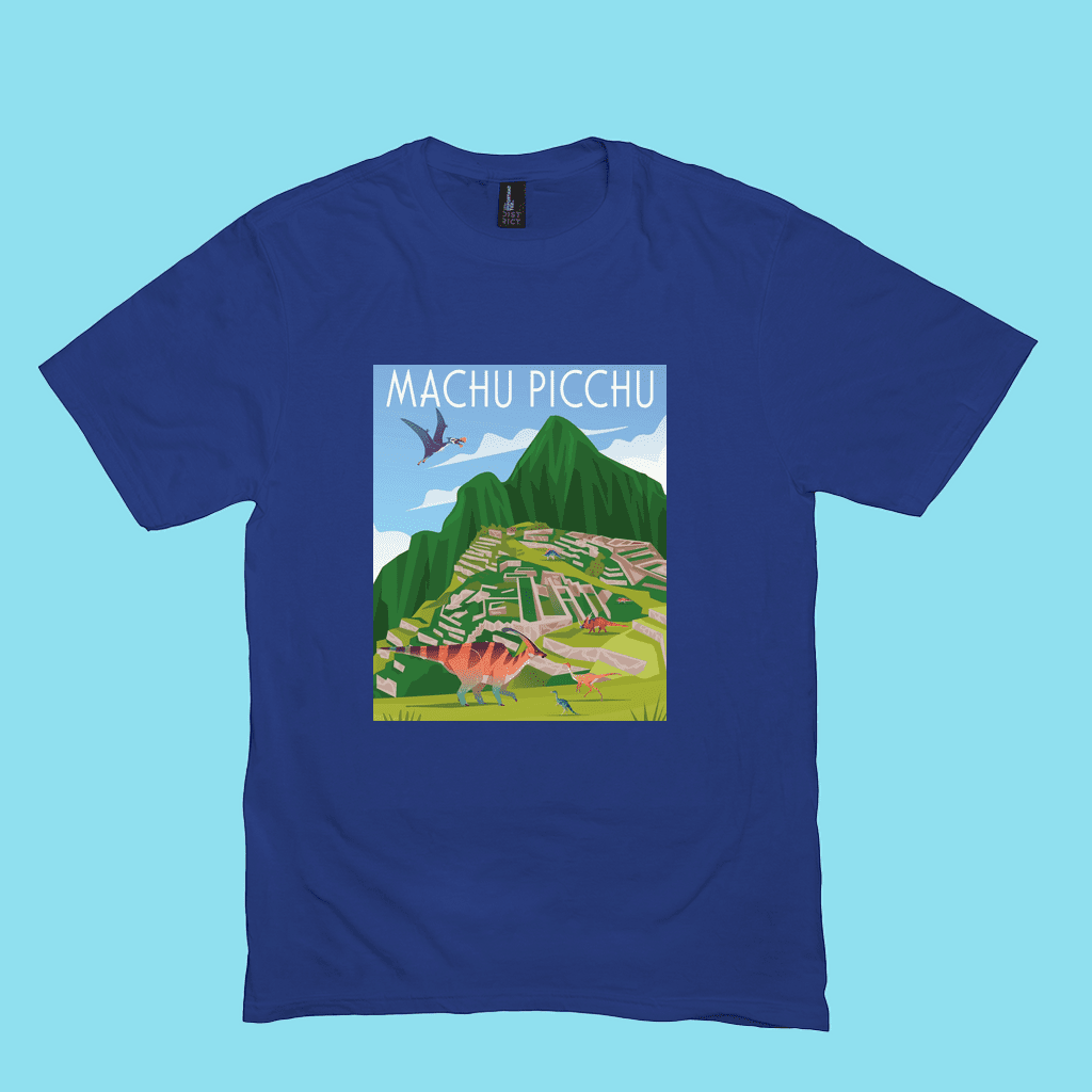 Men Machu Picchu T-Shirt | Jurassic Studio