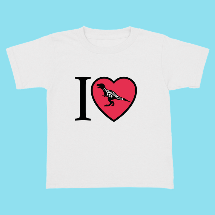 Toddler I Love T-Rex T-Shirt | Jurassic Studio