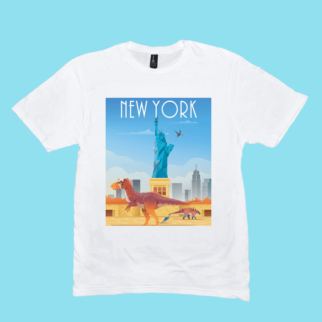 Men New York T-Shirt | Jurassic Studio