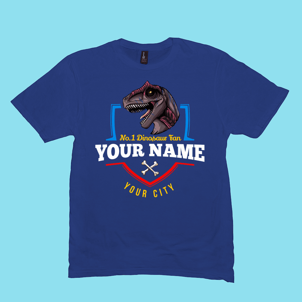 N.1 Allosaurus Fan Custom Men T-Shirt | Jurassic Studio