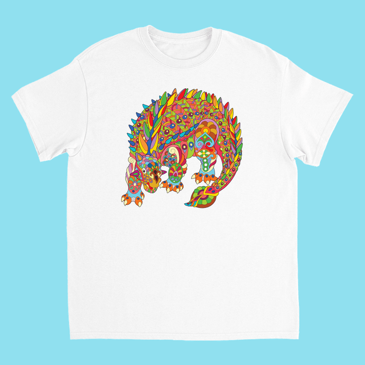 Kids Ankylosaurus Zentangle T-Shirt | Jurassic Studio