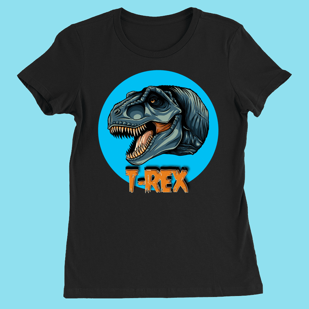 Women T-rex Head T-Shirt | Jurassic Studio