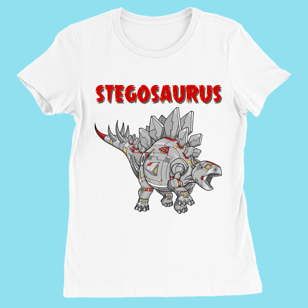 Women Robot Stegosaurus T-Shirt | Jurassic Studio