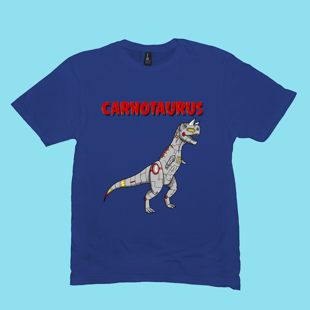 Men Robot Carnotaurus T-Shirt