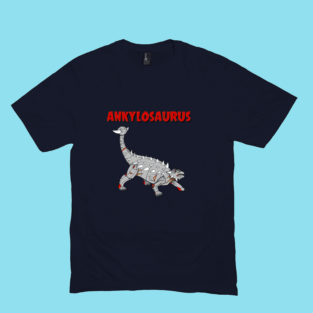 Men Robot Ankylosaurus T-Shirt | Jurassic Studio