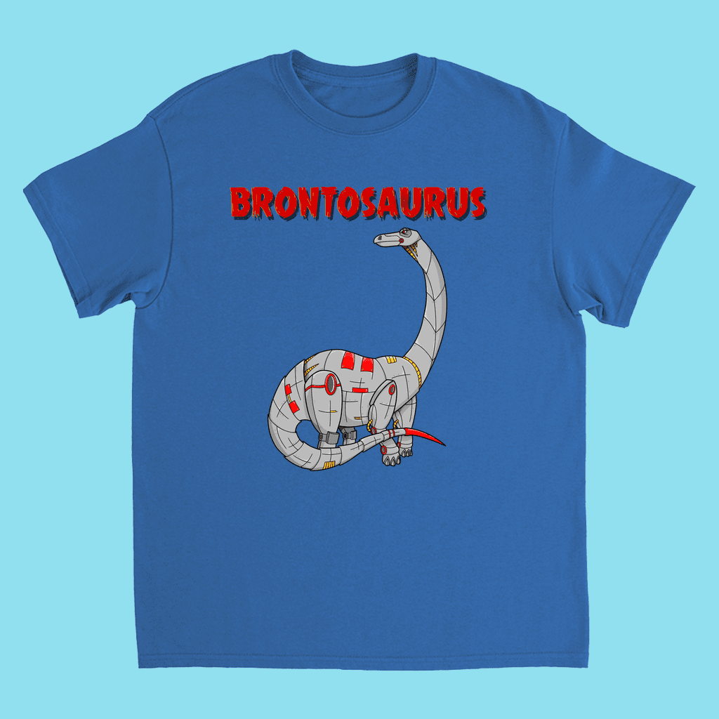 Kids Robot Brontosaurus T-Shirt | Jurassic Studio