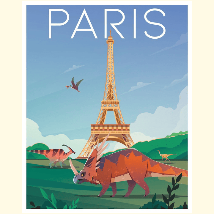 Paris Poster | Jurassic Studio