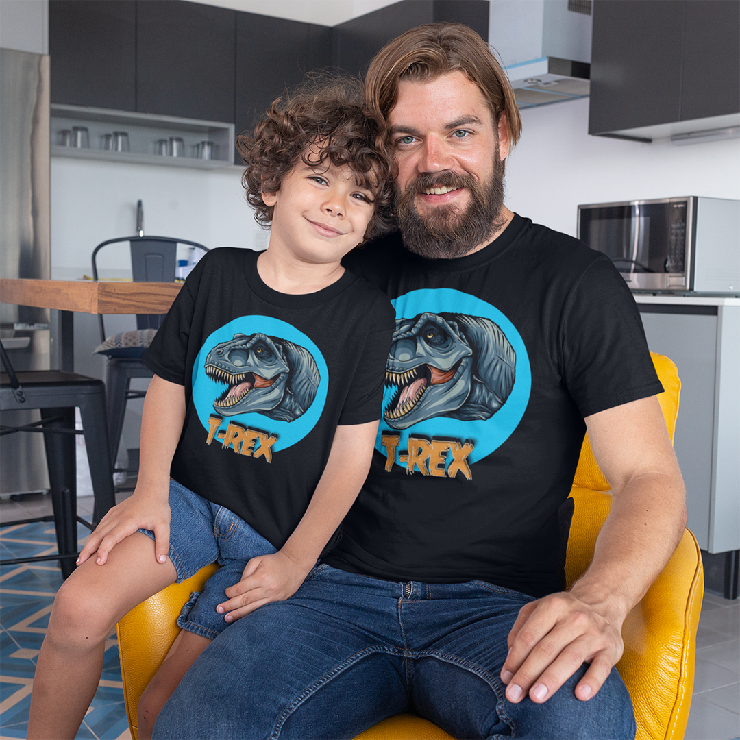 Men T-Rex Head T-Shirt | Jurassic Studio