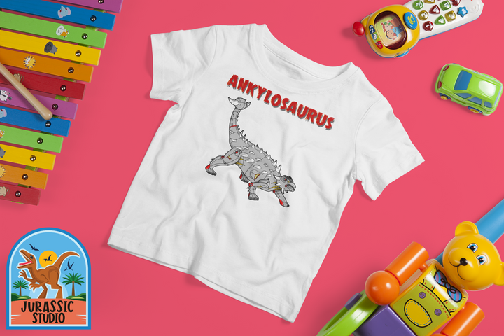 Toddler Robot Ankylosaurus T-Shirt | Jurassic Studio