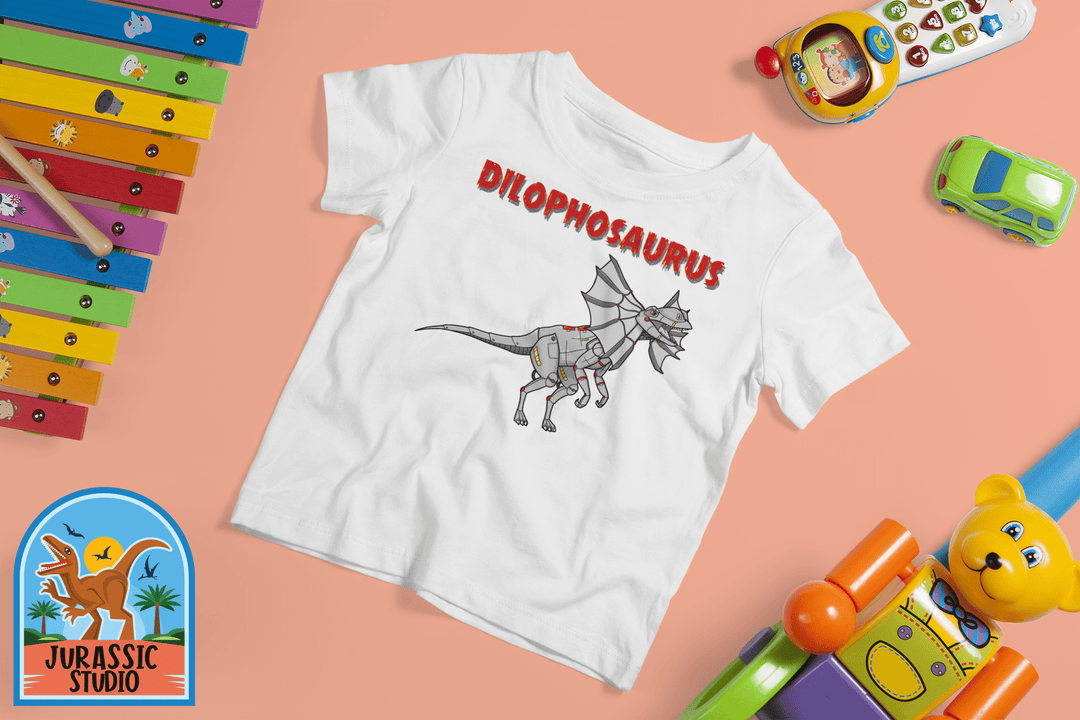 Toddler Robot Dilophosaurus T-Shirt | Jurassic Studio