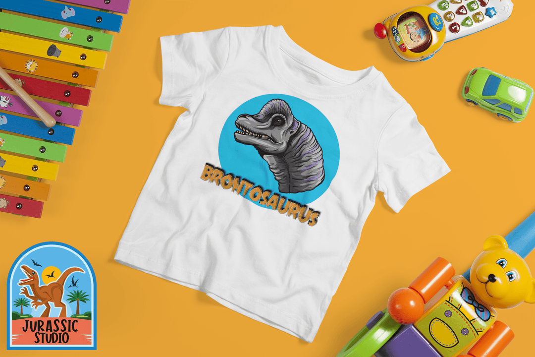 Toddler Brontosaurus Head T-Shirt | Jurassic Studio