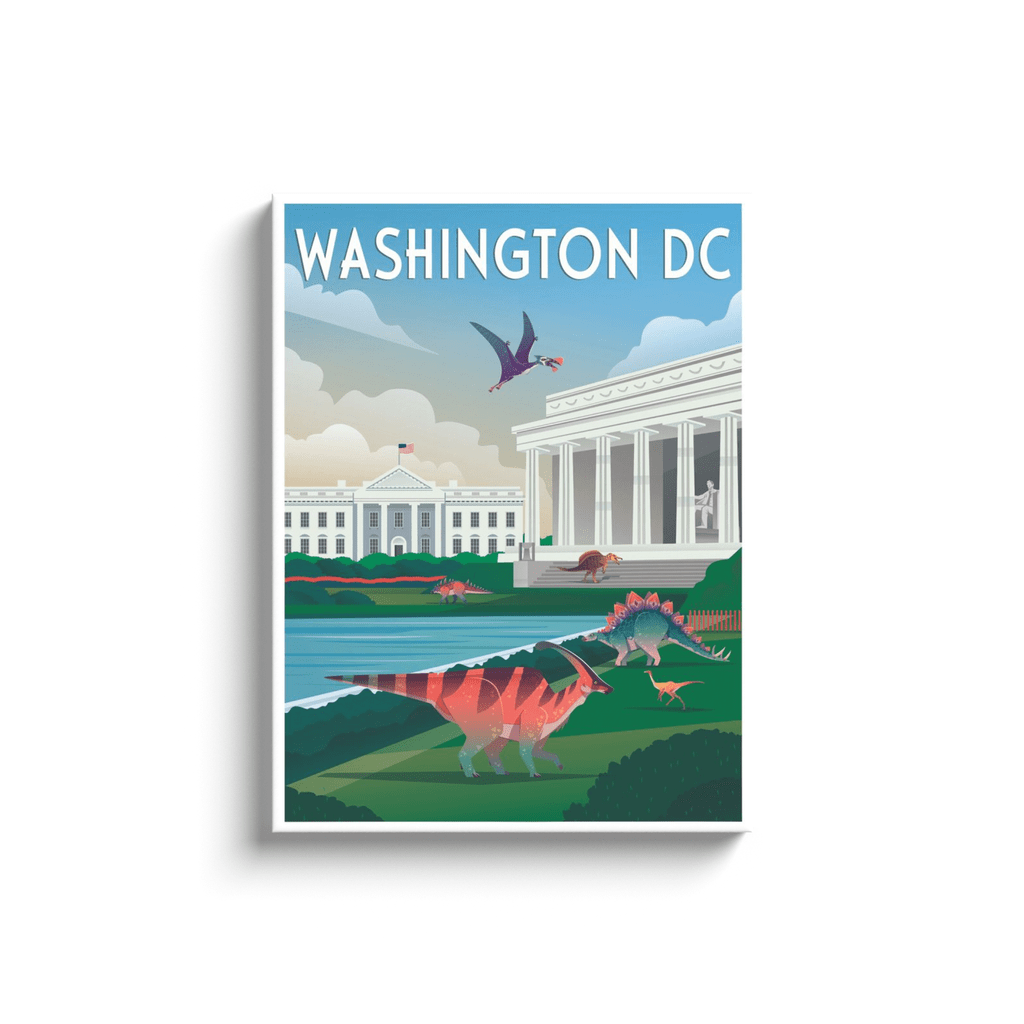 Washington DC Canvas Wrap | Jurassic Studio