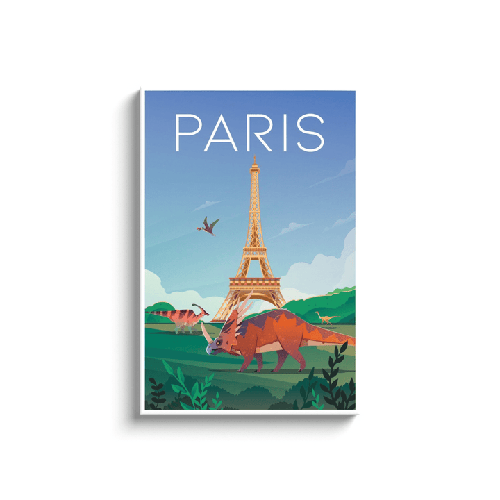 Paris Canvas Wrap | Jurassic Studio