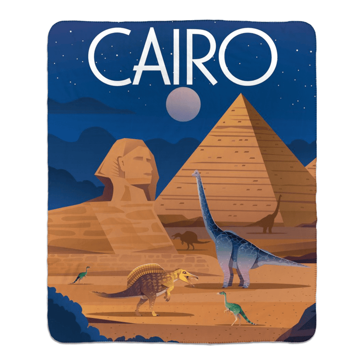 Cairo Sherpa Blanket | Jurassic Studio