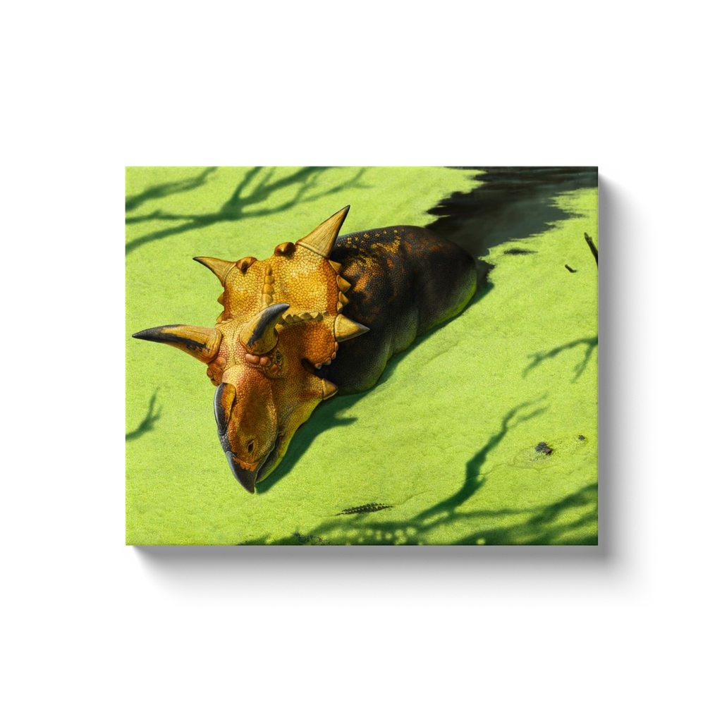 Xenoceratops Canvas Wrap