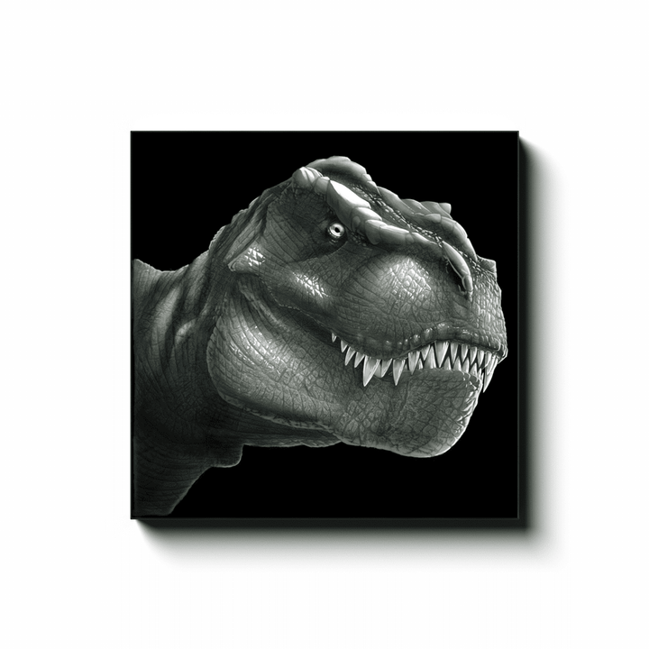 T-Rex Portrait Canvas Wrap | Jurassic Studio