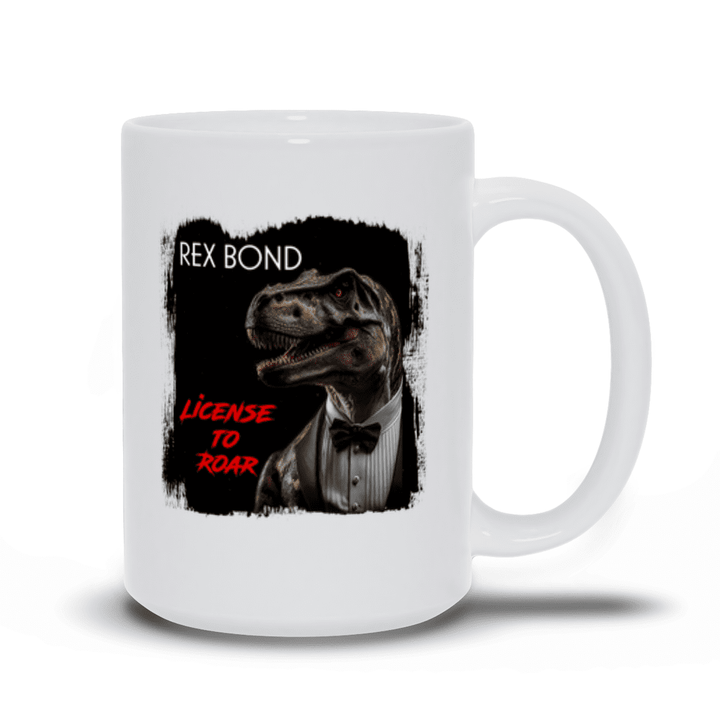 Rex Bond Mug | Jurassic Studio