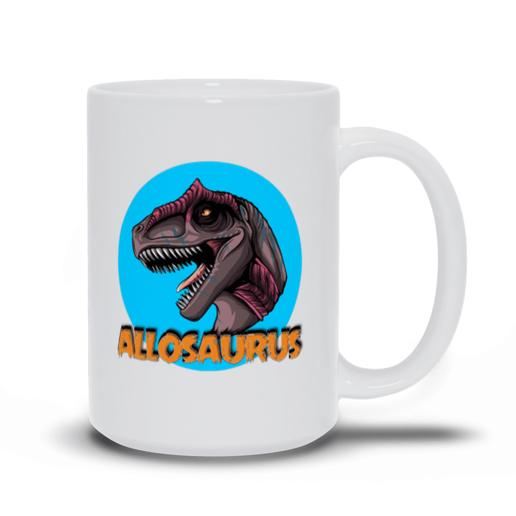 Allosaurus Portrait Mug | Jurassic Studio