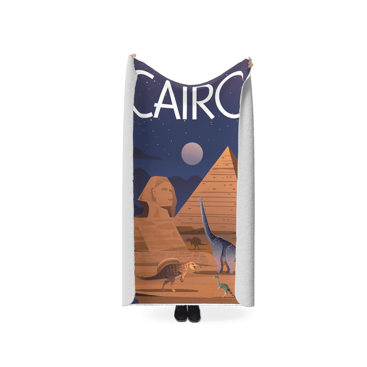 Cairo Sherpa Blanket | Jurassic Studio