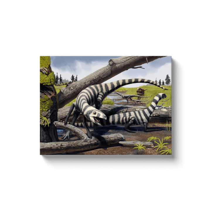 Asilisaurus Pack Canvas Wrap | Jurassic Studio