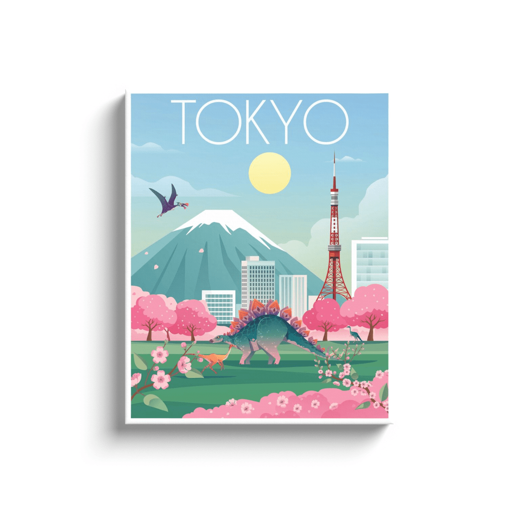 Tokyo Canvas Wrap | Jurassic Studio
