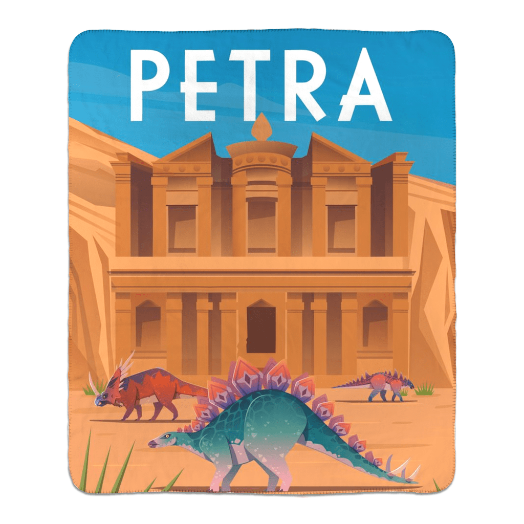 Petra Sherpa Blanket | Jurassic Studio